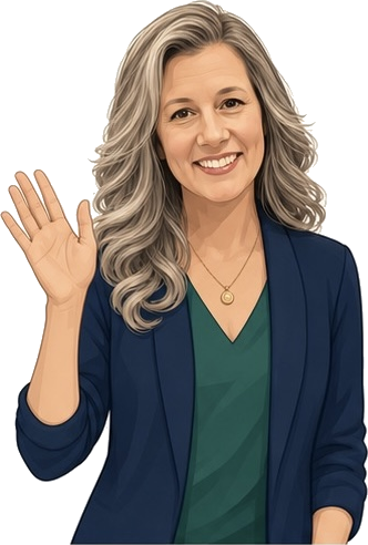 Rachel waving hello