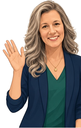 Rachel waving hello